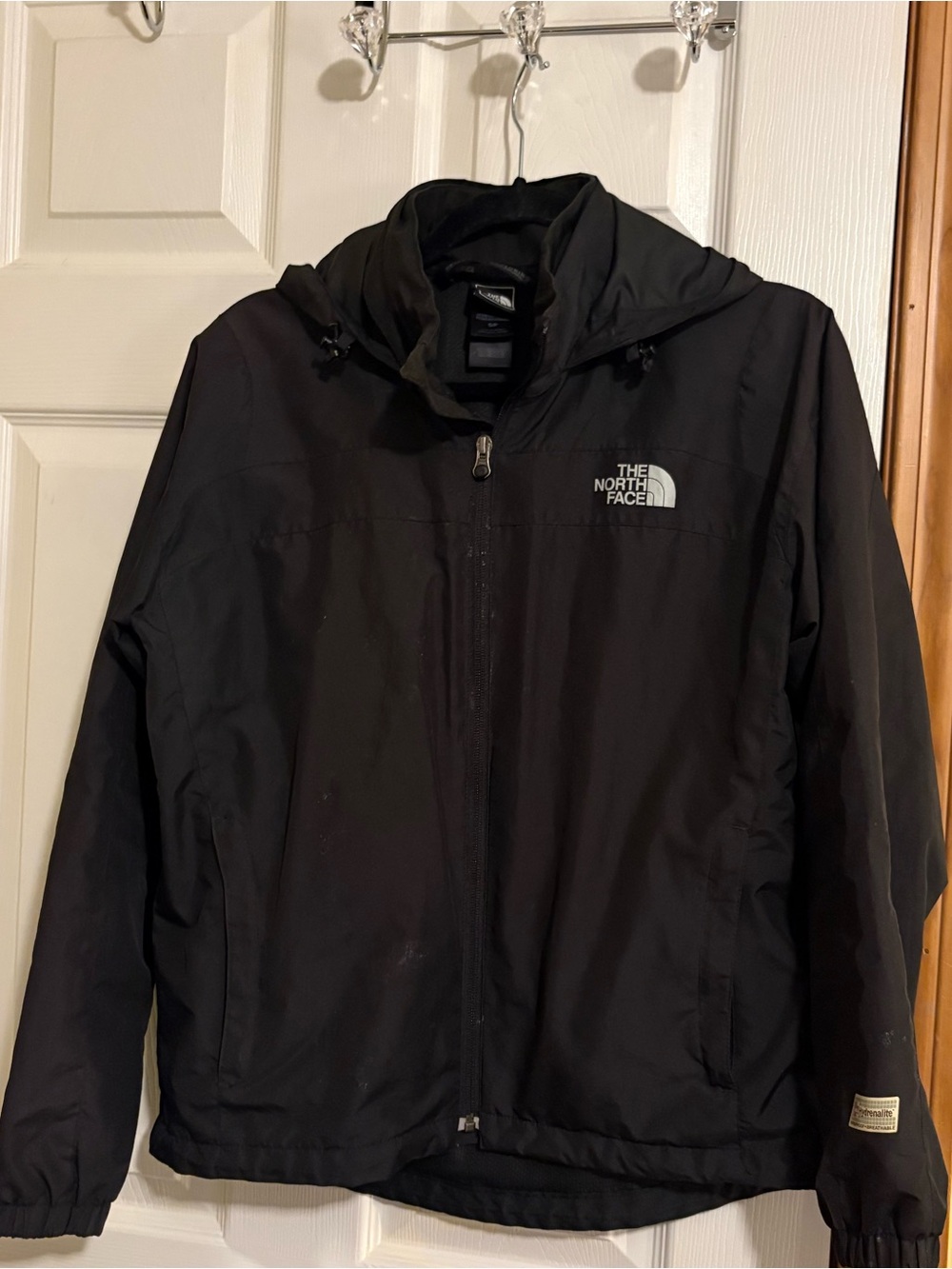 The North Face Black Hooded lightweight Jacket